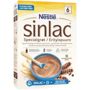 Nestlé Sinlac каша без лактозы и глютена (laktoositon ja gluteeniton) с 6 мес, 500 гр