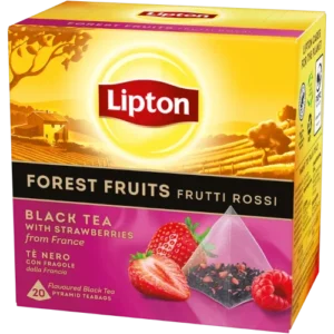 Чёрный чай с фруктами Lipton Forest Fruit, 20 пирамидок