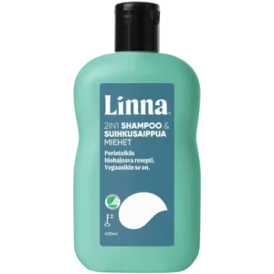 Мужской шампунь Linna 2in1 Miesten Shampoo & Suihkusaippua 400 мл
