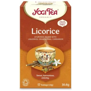Аюрведческий травяной чай с лакрицей YogiTea Licorice, 17 пак