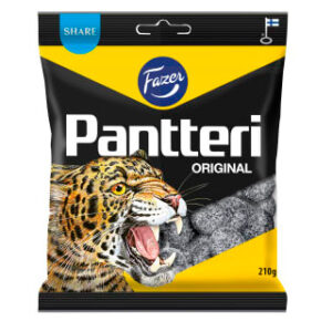 Конфеты FAZER PANTTERI лакричные 210 гр.