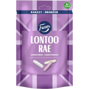 Лакричные конфеты в глазури Lontoo rae, 175 гр (пакет)