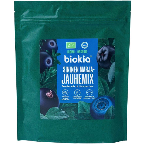 Ягодная смесь в порошке Biokia sininen marjajauhemix, 150 гр