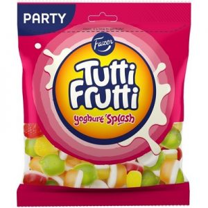 Жевательные конфеты Fazer Tutti Frutti Yoghurt Splash, 350 гр