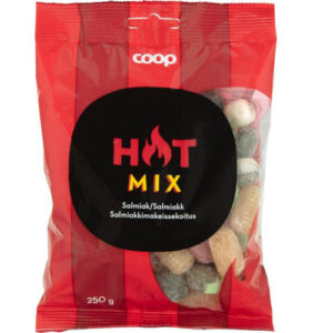 Фруктово-лакричные карамельки Coop Hot Mix, 250 гр
