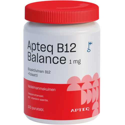 Витамин b12 и фолиевая кислота Apteq Vita B12 + foolihappo, 100 табл