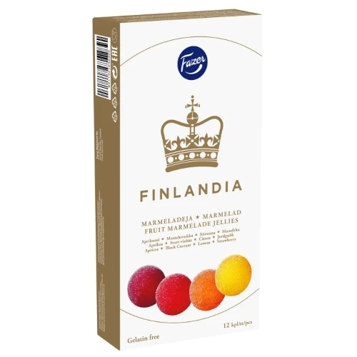 ФИНСКИЙ МАРМЕЛАД АССОРТИ FAZER FINLANDIA MARMELADIRASIA, 260 ГР