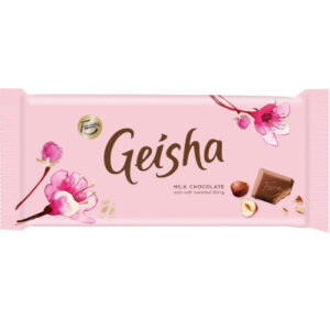 Плитка молочного шоколада Гейша Fazer Geisha 121 гр