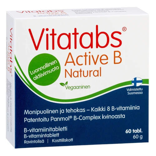 Витамины группы B Vitatabs Active B Natural, 60 табл