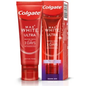 Зубная паста отбеливающая Colgate Max White Ultra Active Foam 75 мл