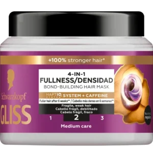 Маска для ломких и слабых волос Gliss Fullness Wonder Mask 400 мл