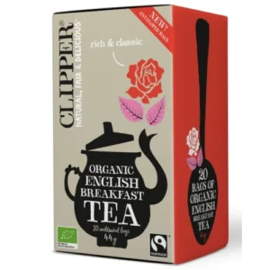 Черный чай Clipper english breakfast 20 пакетиков