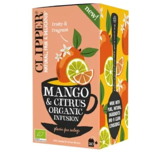 Травяной чай с манго и цитрусом Clipper Mango & sitrus Luomu 20 пак