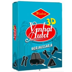 Лакричные конфеты салмиак Halva Vanhat Autot 3D Korjaussarja Salmiakki 230 гр