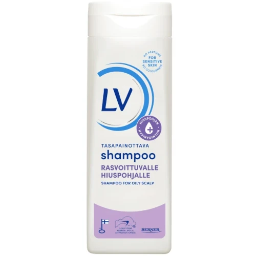 Гипоаллергенный шампунь для жирной кожи головы LV rasvoittuvalle hiuspohjalle 250 мл