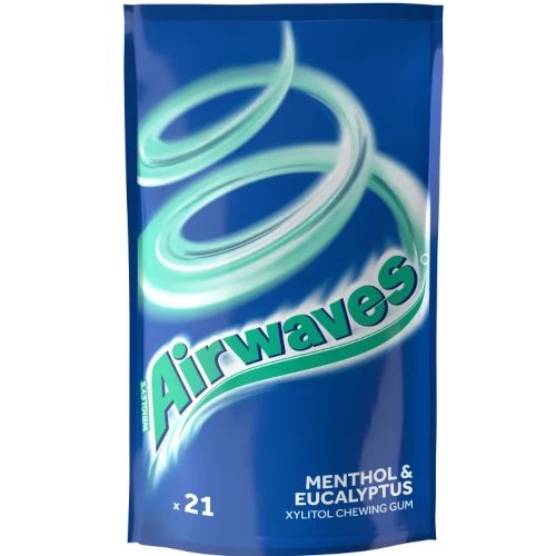Жевательная резинка Airwaves Menthol & Eucalyptus 29 гр ментол и эвкалипт