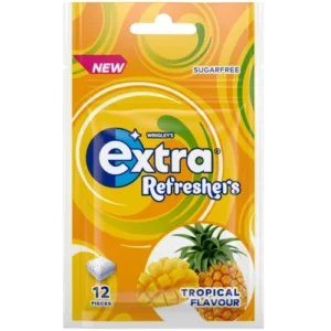 Жевательная резинка Extra Refreshers Tropical 26 гр тропический вкус