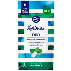 Жевательная резинка Fazer Xylimax Duo Peppermint and Spearmint 38 гр