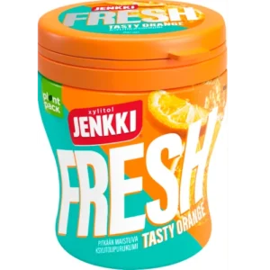 Жевательная резинка Jenkki Fresh Tasty Orange 70гр вкус апельсина