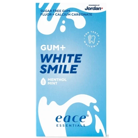 Жевательная резинка с фтором и кальцием для здоровья зубов Eace Gum + White Smile 20 гр