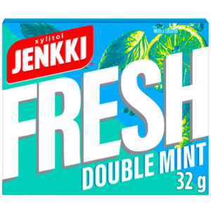 Жевательная резинка с ксилитом Jenkki Fresh Double Mint 32 гр мятная
