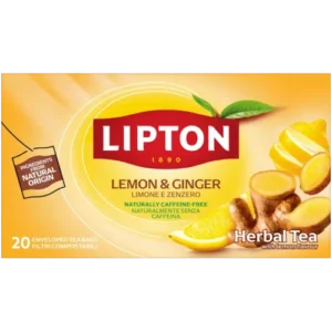 Травяной чай с лимоном и имбирем Lipton Lemon & Ginger 20 пак