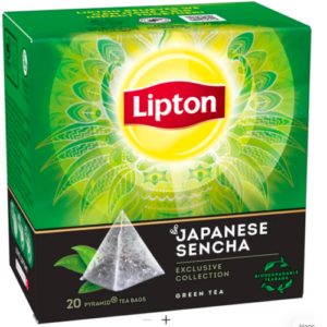 Японский зеленый чай Lipton Green Japanese Sencha 20 пирамидок
