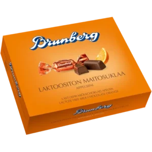Безлактозные шоколадные конфеты с апельсиновым трюфелем Brunberg Appelsiini 250 гр