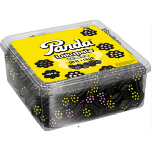 Мягкие лакричные конфеты с разными начинками Panda Lakupala 900 гр